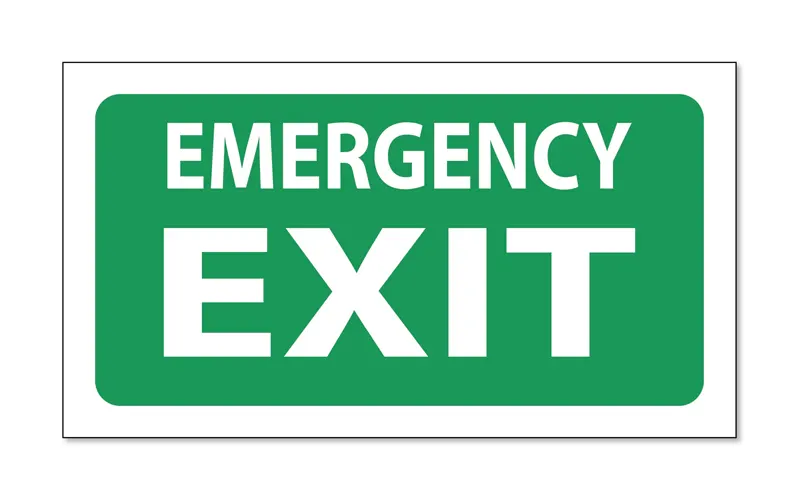Emergency Sign Board